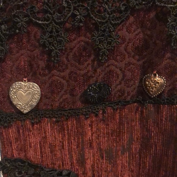 Women’s custom denim jacket one of a kind Sz L - Picture 2 of 6